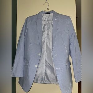 Boys IZOD Seersucker Blazer